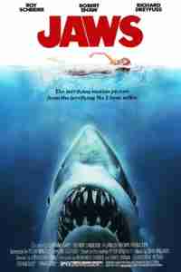 JAWS 1975 Film Poster