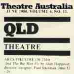 And The Big Men Fly 1980 Arts Theatre Brisbane Press Theatre Australia listing