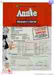 ANNIE (1982 QTC Her Majesties) flyer bookings