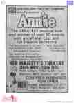 ANNIE (1982 QTC Her Majesties) [press] AD Counter Booking Open