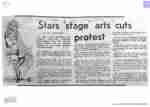 QTC Show ON OUR SELECTION (1981 QTC) [press] Protest Arts Cuts