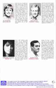 Hello Dolly 1982 QTC Brisbane Program Page 06 Cast Bios