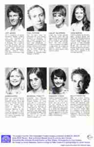 Hello Dolly 1982 QTC Brisbane Program Page 07 Cast Bios