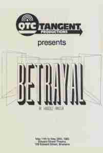 Betrayal (QTC Brisbane) [Poster]