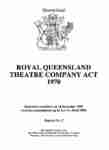 Royal Queensland Theatre Company Act of 1970