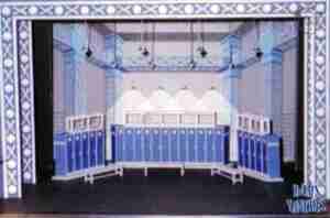 DAMN YANKEES 1988 Toronto design Set Model Stadium Locker Room