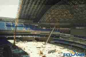 SKYDOME OPENING 1989 Toronto construction 10