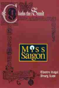 Miss Saigon 1989 London Program Cover