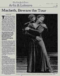 Macbeth Toronto Press NYT