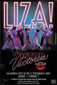 VictorVictoria Broadway Liza Poster Liza Minnelli
