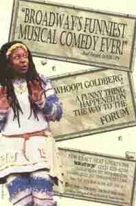 A Funny Thing Happened On The Way To The Forum 1996 Broadway flyer Whoopie