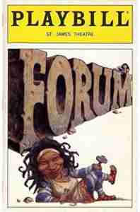 A Funny Thing Happened On The Way To The Forum 1996 Broadway playbill whoopie