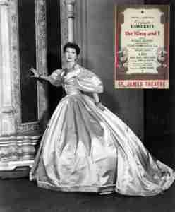 Gertrude Lawrence in The King and I