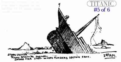 RMS Titanic Sketch Sinking Thayer Skidmore 5
