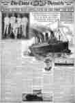 RMS Titanic Newspaper Front Page Times Dispatch 2