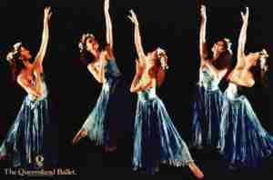 Midsummer Nights Dream 1996 Qld Ballet Tour photo Lissome fairies
