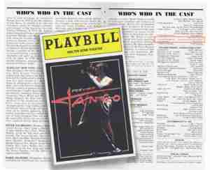 Forever Tango Broadway Program