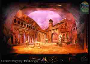 Sound of Music 1998 Broadway Design Set abbey