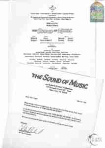 Sound of Music 1998 Broadway Program Souvenir Book Tony Gift