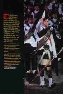 Scotland The Brave 1998 Tour program scots guards