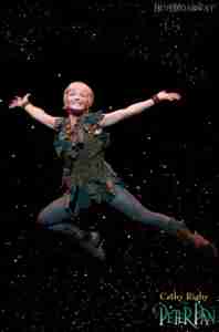 PETER PAN 1998 Broadway photo Cathy Rigby smile