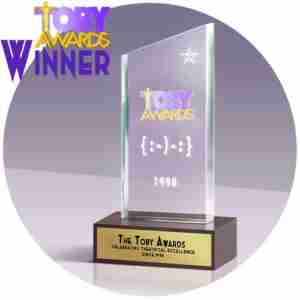 Toby Awards Trophy Winner