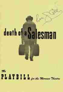 Death of a Salesman OBC playbill cover