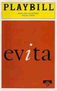 Andrew Lloyd Webber and Tim Rice's Evita 1998/1999 Tour Program