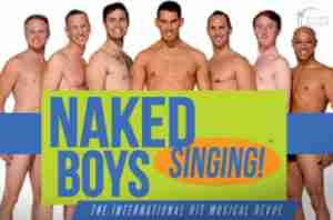 NAKED BOYS SINGING 1999 Off Broadway ad wide