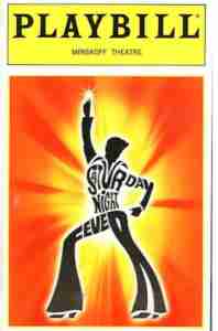 Saturday Night Fever Broadway playbill cover