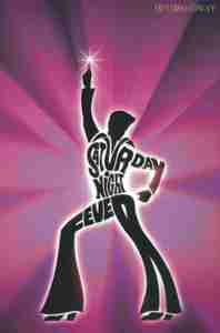 Saturday Night Fever Broadway poster purple