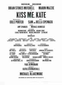Kiss Me Kate Broadway program 03