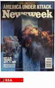 WTC 911 newspaper headline USA Newsweek