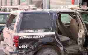 WTC 911 photo City School Safety Car Damage