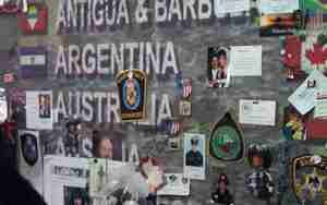 WTC 911 photo Temp Victims Memorial Australia