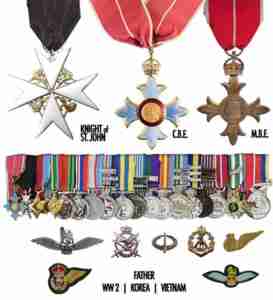Max Simkin Military Medals