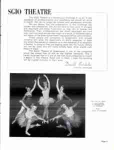 SGIO Theatre (Brisbane, QLD) 1969 Ballet season - Don Batchelor