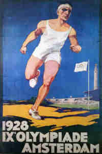1928 Olympic Poster Amsterdam