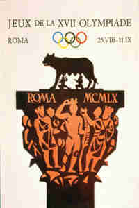 1960 Olympic Poster Rome