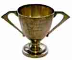Canidrome WWII Stars & Stripes Rickshaw Derby Sterling Silver Trophy Cup (Dec 1, 1945)