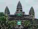 Cambodia Angkor Wat Temple 4th view restoration