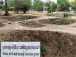 Cambodia Phnom Penh Killing Fields Choeung Ek Memorial mass grave pits