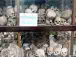 Cambodia Phnom Penh S21 Genocide Museum skulls