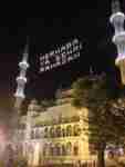 Turkey Istanbul Blue Mosque night