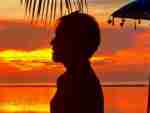 Bali Indonesia Nusa Lembongan Sunset Silouette Shocann