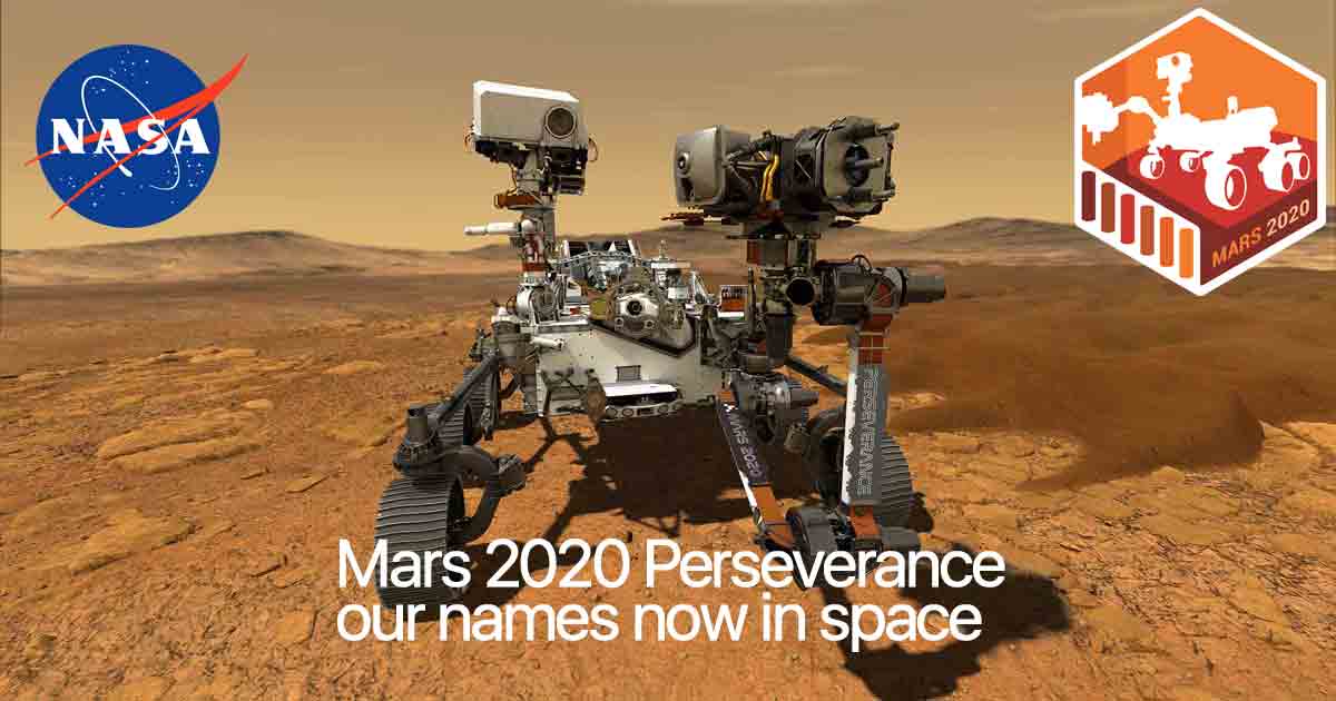 Toby Featured Mars 2020 Rover Perseverance