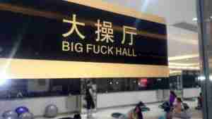 Chinglish Big Fuck Hall