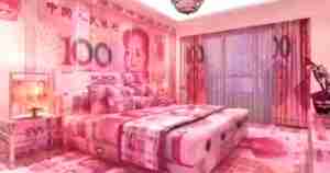Funny China RMB100 dream bedroom
