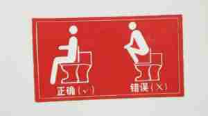 Funny China Sign TransCentury Hotel Toilet Instructions