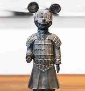 Funny China Terracotta Mickey Mouse